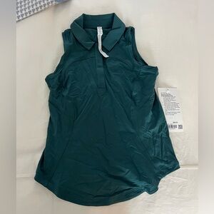 Lululemon quick drying sleeveless polo size 2.  Three tops